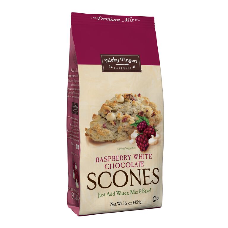 Sticky Fingers Raspberry White Chocolate Scone Mix image number 1