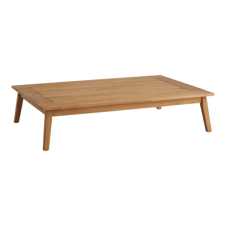 Somers Natural Teak Outdoor Coffee Table image number 1