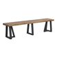 Alain Reclaimed Pine Wood Dining Bench image number 0