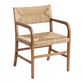 Candace Vintage Acorn and Seagrass Dining Chair Collection image number 1