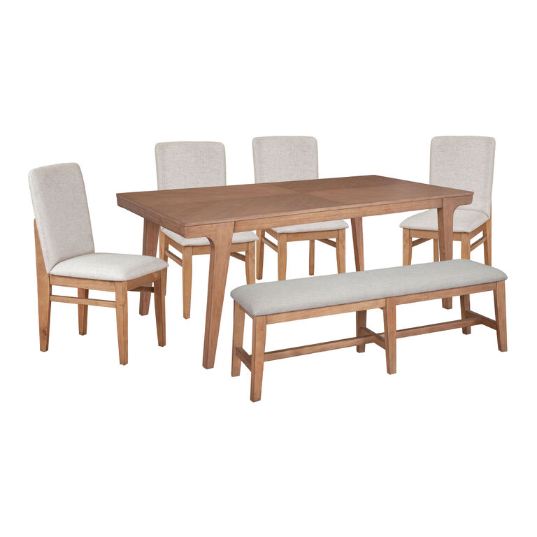 Brenden Pine Dining Table image number 5