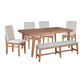 Brenden Pine Dining Table image number 4