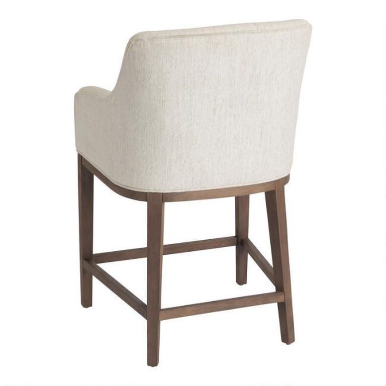 Arden Natural Upholstered Counter Stool image number 4