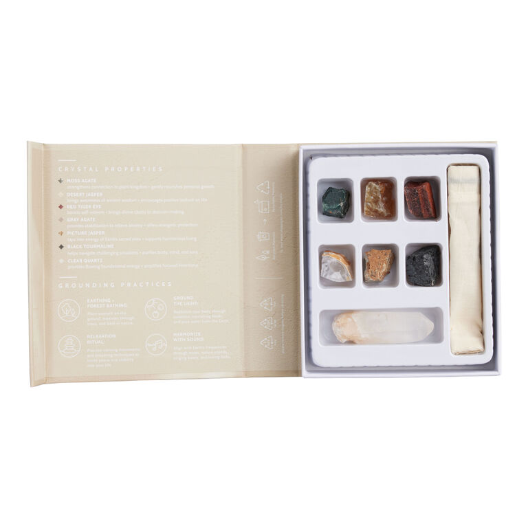 GeoCentral Grounding Stones Boxed Crystal Set image number 2