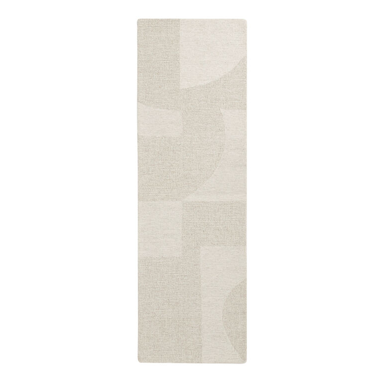 Nomad Undyed Abstract Tufted Wool Area Rug image number 3