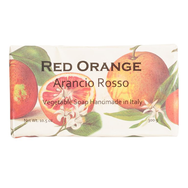 Red Orange Italian Vegetable Soap image number 1