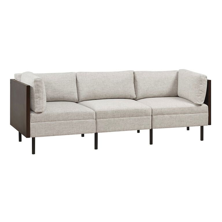 Cosmo Oatmeal 3 Piece Modular Sectional Sofa image number 1