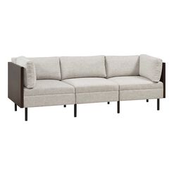 Cosmo Oatmeal 3 Piece Modular Sectional Sofa
