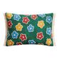Green Multicolor Floral Embroidered Lumbar Pillow image number 0