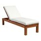 Sunbrella Natural Canvas Outdoor Chaise Lounge Cushion image number 2