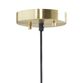 Darrin Matte White And Gold Metal 2 Tier Disc Pendant Lamp image number 3