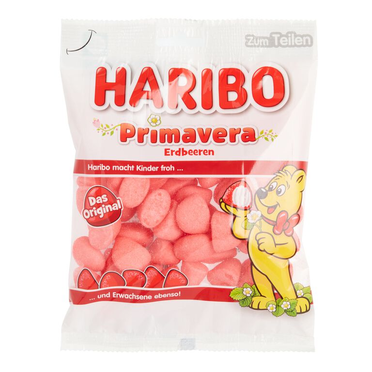 Haribo Primavera Strawberry Gummy Candy Set of 2 image number 1