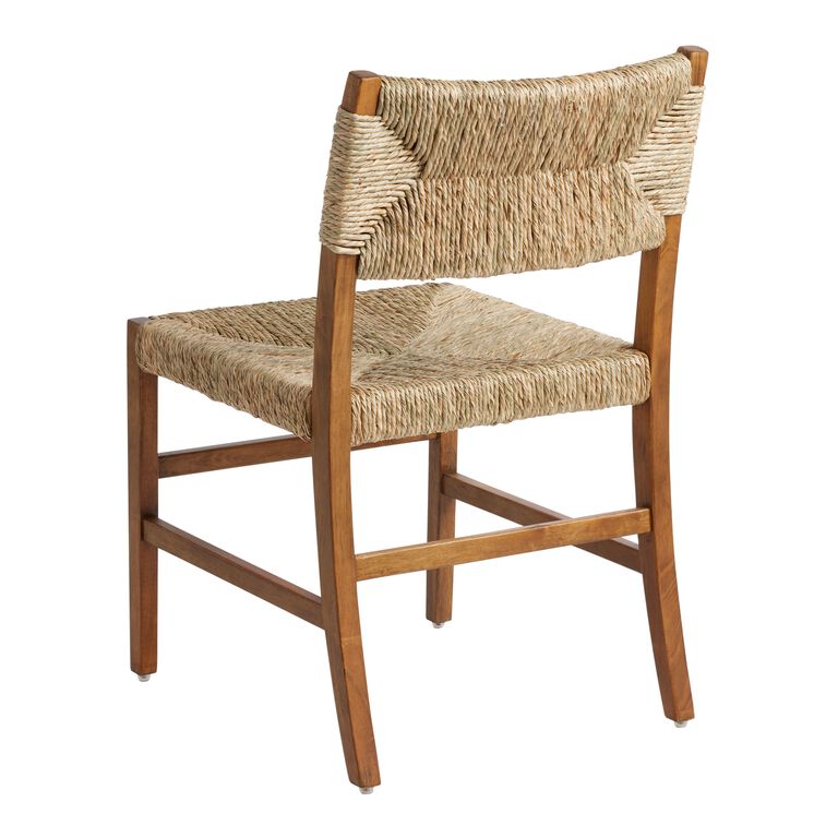 Candace Vintage Acorn and Seagrass Dining Chair Set of 2 image number 3
