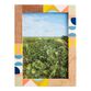 Multicolor Geo Corner Wood Frame image number 0