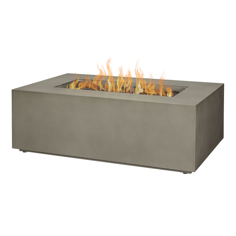 Agean Steel Gas Fire Pit Table image number 1