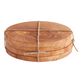 Round Olive Wood Coasters 4 Pack image number 1