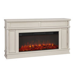 Rime Wood Electric Fireplace Media Stand