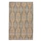 Sylmar Natural And Blue Geometric Jute Area Rug image number 0