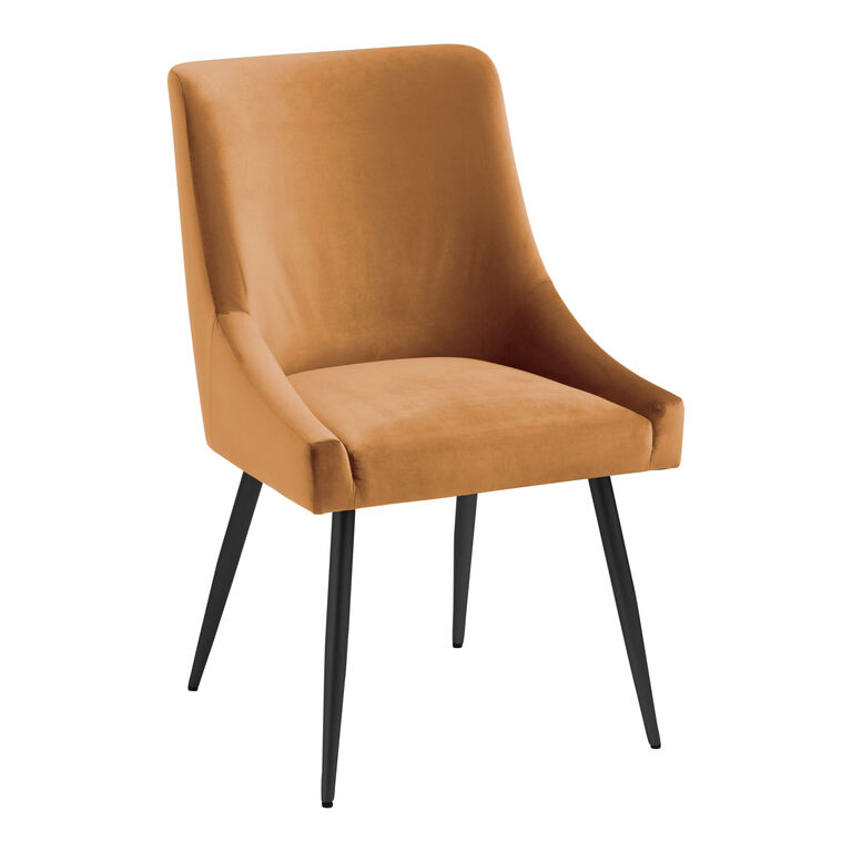Jocelyn Velvet Upholstered Dining Chair image number 1