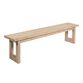 Blythe Whitewash Reclaimed Pine 3 Seater Dining Bench image number 0