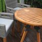 Canary Round Eucalyptus Wood Bistro Table image number 1