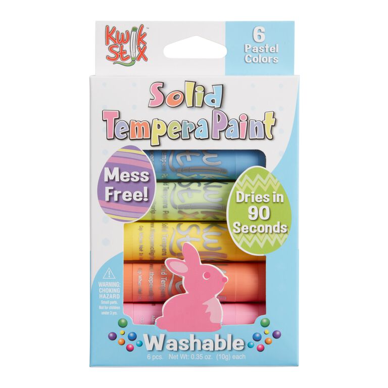 Pastel Easter Washable Tempera Paint Markers 6 Pack image number 1