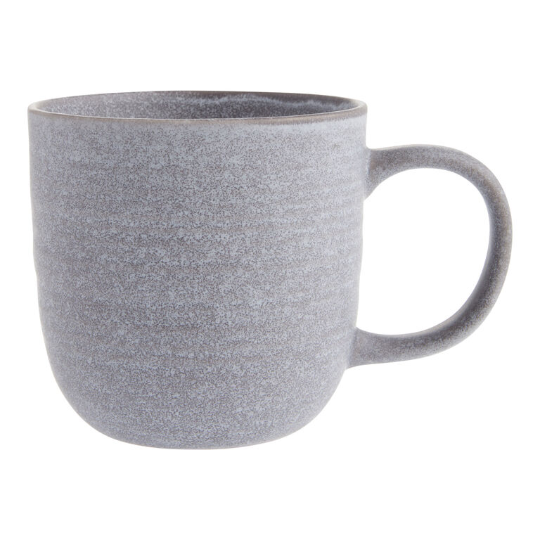 Ash Satin Gray Speckled Ceramic Mug image number 1