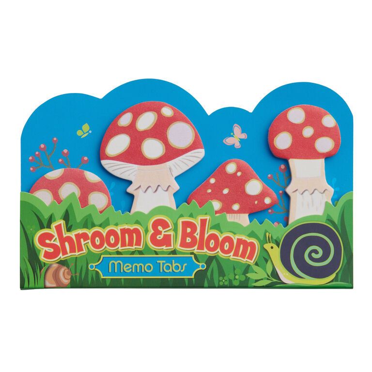Shroom And Bloom Mushroom Adhesive Page Markers image number 1