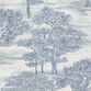 Blue Forest Toile Peel And Stick Wallpaper image number 0