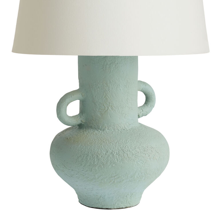 Kelly Sage Green Terracotta Vase Table Lamp Base image number 1