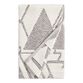 Blayne Ivory And Black Abstract Geo Hand Towel image number 0
