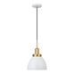 Iris Brass And Metal Dome Pendant Lamp image number 0