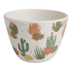 Desert Cactus Melamine Bowl