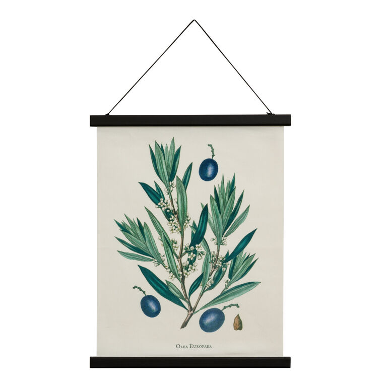 Olive Branch Linen Scroll Wall Hanging image number 1