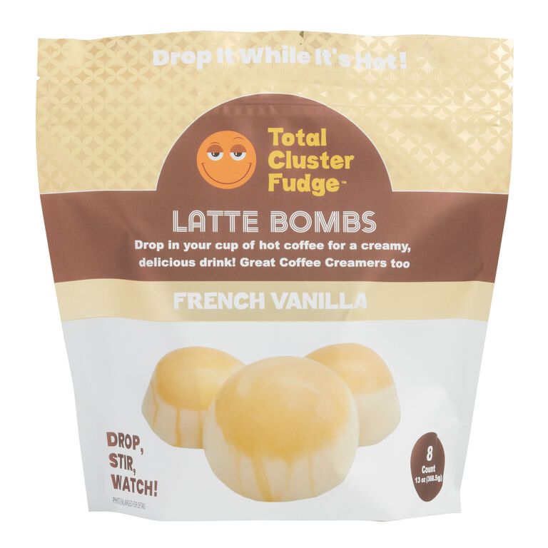 Total Cluster Fudge French Vanilla Latte Bombs 8 Count image number 1