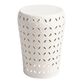 Lili Punched Metal Outdoor Accent Stool image number 0