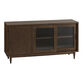 Kellen Fluted Glass and Walnut Storage Furniture Collection image number 2