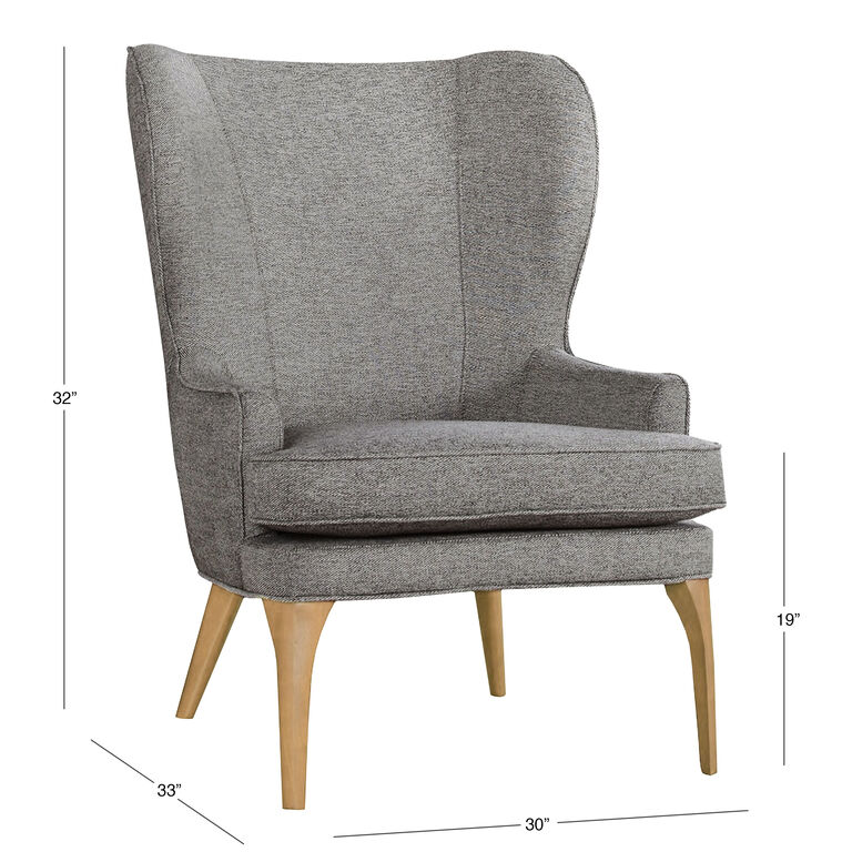 Nilan Wingback Upholstered Chair image number 7