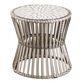 Salinas Ceramic and All Weather Wicker Outdoor End Table image number 0