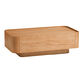 Mathis Warm Blonde Wood Floating Block Coffee Table image number 0