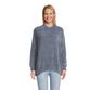 Dusty Blue Ribbed Chenille Sweater image number 0
