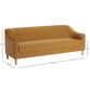 Sacha Golden Yellow Chenille Slope Arm Sofa image number 6