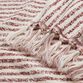 Ashlen Terracotta And White Stripe Terry Bath Towel image number 3