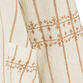 Brienne Ivory And Terracotta Khadi Tunic Top With Pockets image number 1