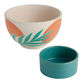 Sabrena Khadija Ceramic Tropical Bowl Planter With Tray image number 2