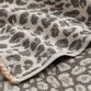 Gray and Ivory Leopard Print Bath Towel image number 3