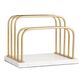 Maxwell Marble And Gold Metal Letter Holder image number 0