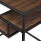Lyon Wood and Black Steel Side Table with Shelves image number 3