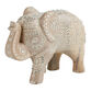 CRAFT Carved Wood Henna Elephant Decor image number 0