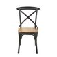 Logan Reclaimed Elm and Black Metal Dining Chair Set of 2 image number 1
